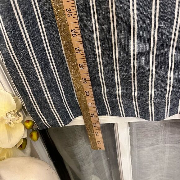 JCrew Stripped Linen Blend  Dress - Picture 8 of 10